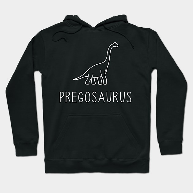 Pregosaurus pregnancy Hoodie by Quotty